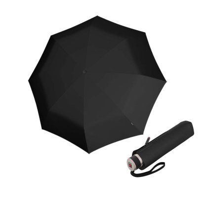14702 knirps chrome matt manual black elegantni skladaci destnik