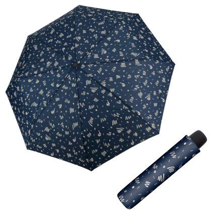 15742 hit mini deep blue damsky skladaci destnik