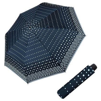 15532 hit mini dots black damsky skladaci destnik