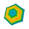 11663 4 fiber havanna happy green