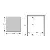 11855 7 expert wood antracit gastro hlinikovy stul 90x90x75cm zbozi s drobnou vadou n519