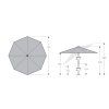 14531 25 myzone 200 cm stredovy slunecnik